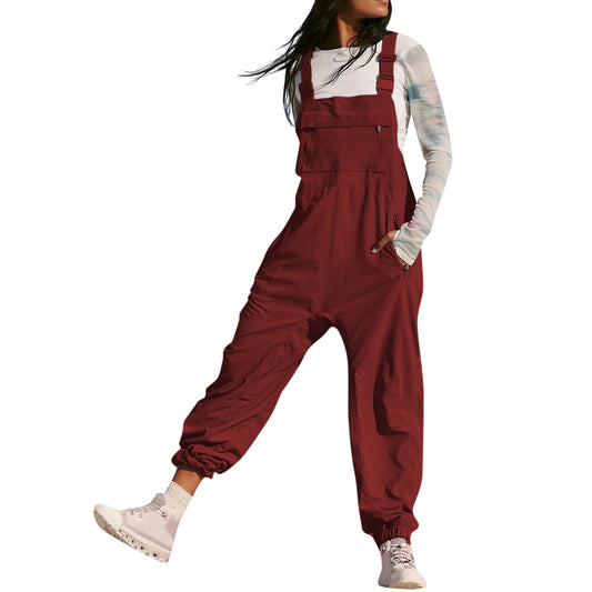 Working Bib Top Pants Amazon Fashion Leisure Tappered Jumpsuit